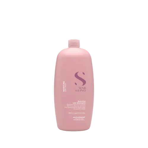 Alfaparf Milano Semi Di Lino Moisture Nutritive Sulfate Free Shampoo for  Dry Hair - Paraben and Paraffin Free - Safe on Color Treated Hair 